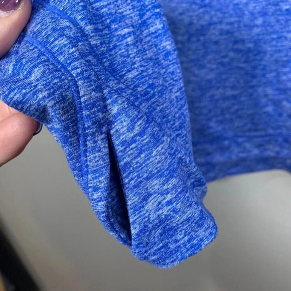 Athleta Uptempo II Hoodie Sweatshirt Size XS Blue Athletic - Picture 3 of 8